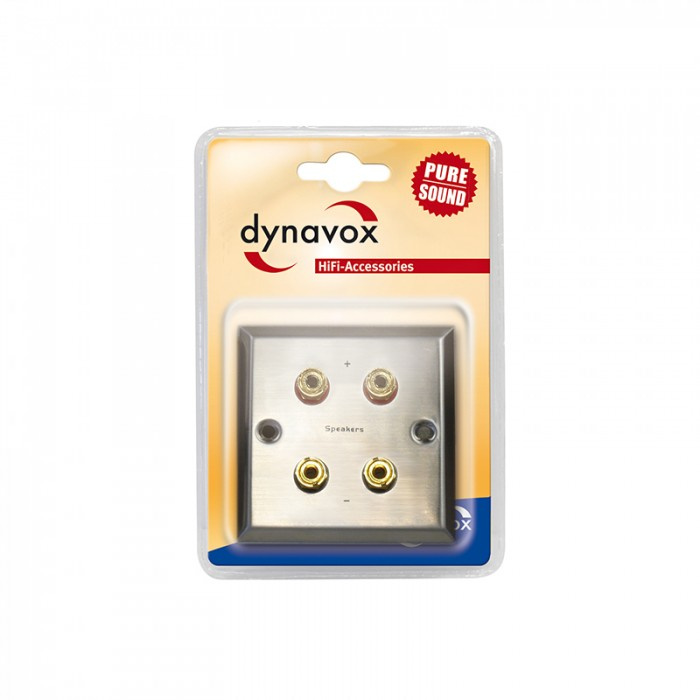 Dynavox Speaker Wallplate Stereo, metallisk