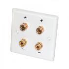 Dynavox Speaker Wallplate Stereo, hvit Dynavox Speaker Wallplate Stereo, hvit