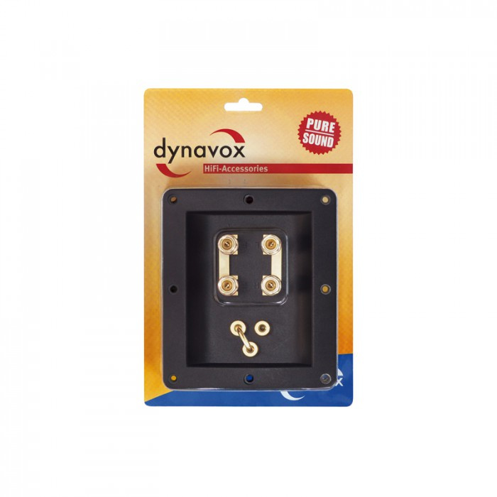 Dynavox høyttalerterminal Bi-wire/Bi-amp, stykk