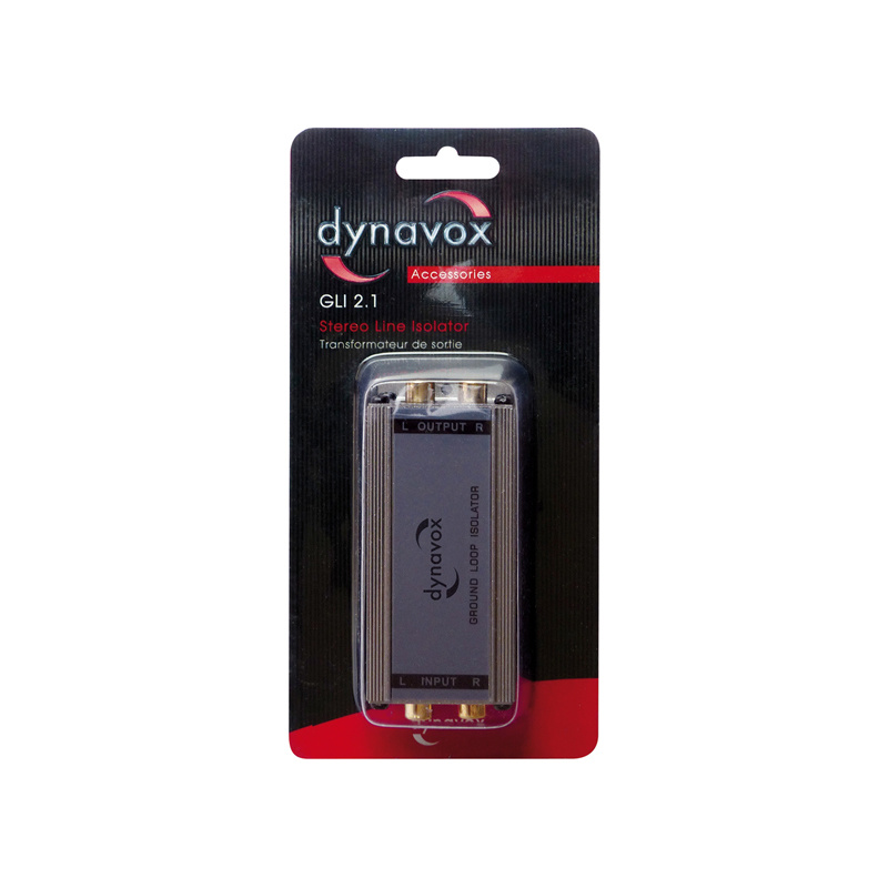 Dynavox GLI 2.1 Stereo Line Isolator, galvanisk jordisolator