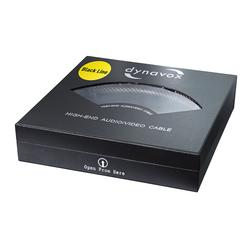 Dynavox Black Line LS-kabel, terminert høyttalerkabel stereopar