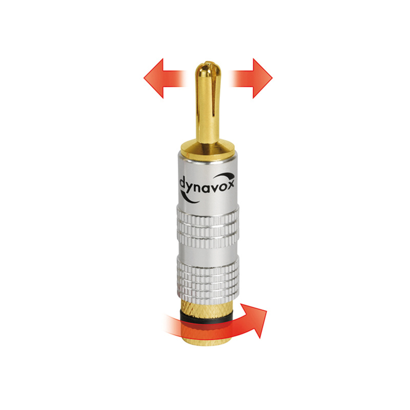 Dynavox BN207527, banankontakter 4-pakning