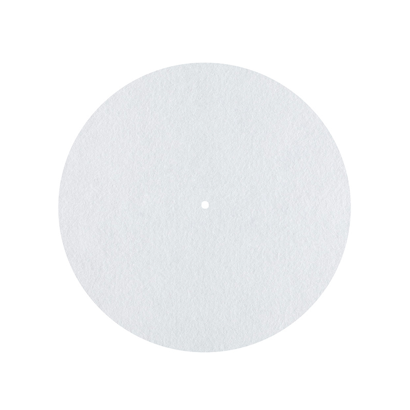 Dynavox PM2 antistatisk filtmatte for platespiller, hvit