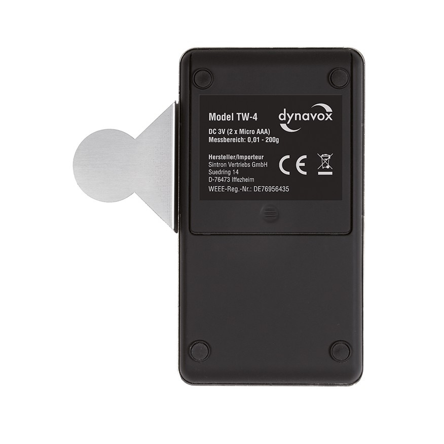 Dynavox TW-4 elektronisk nålevekt for platespiller