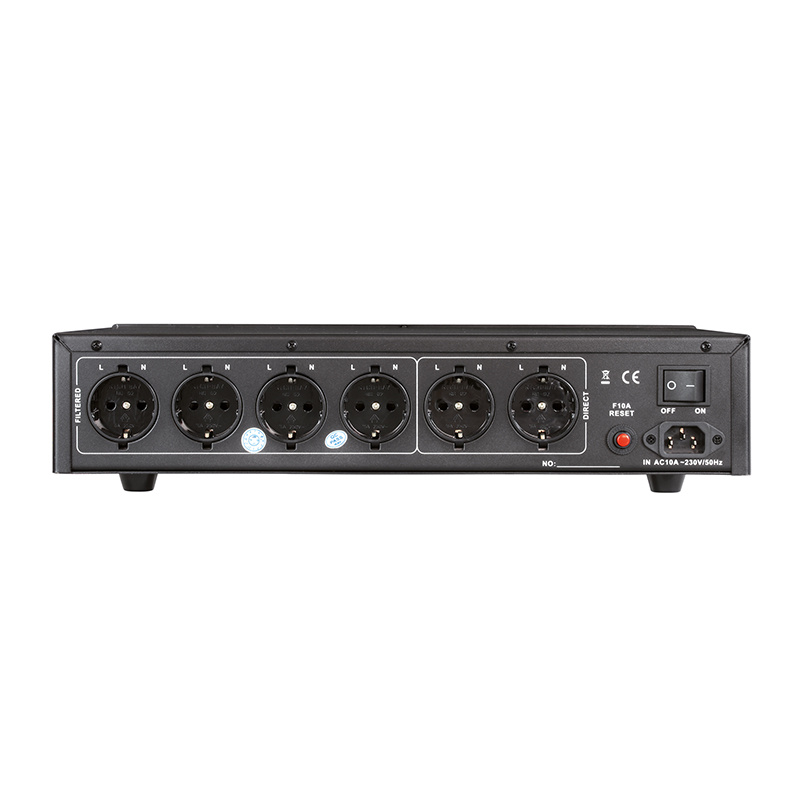 Dynavox X7000 nettfilter med Watt/Volt-display, sølv