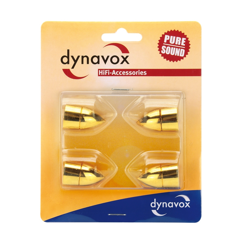 Dynavox Sub Watt Absorber, 4-pakning messing