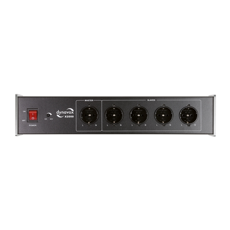 Dynavox X2000 nettfilter med Master/Slave-funksjon, sølv