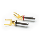 Dynavox BN207708, gullbelagte spadekontakter 2-pakning Dynavox BN207708, gullbelagte spadekontakter 2-pakning