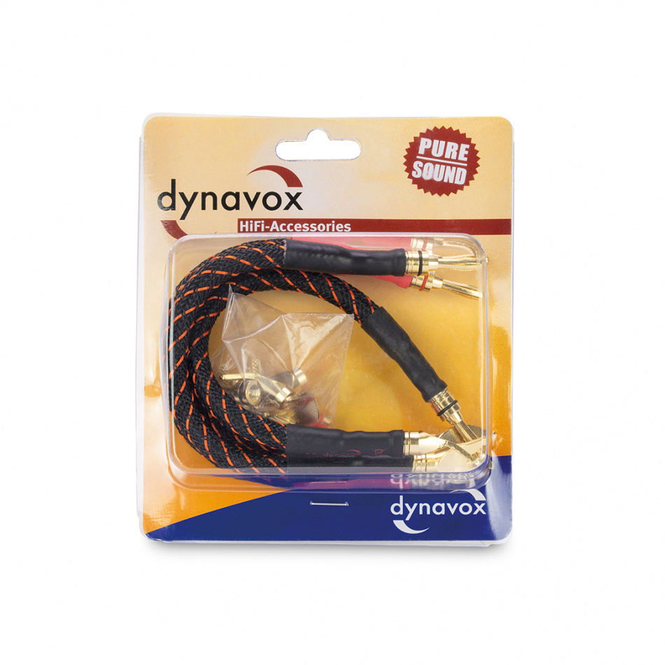 Dynavox kabeljumpere Bi-Wire for et par høyttalere