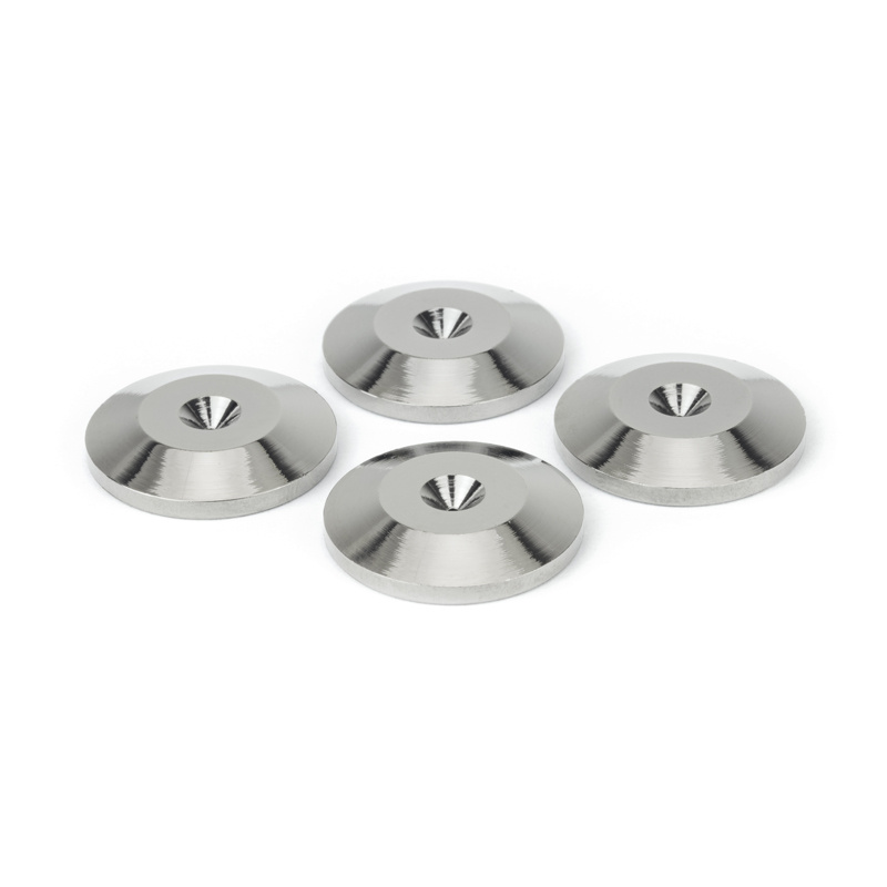 Dynavox spikesunderlag 4-pakning, sølv