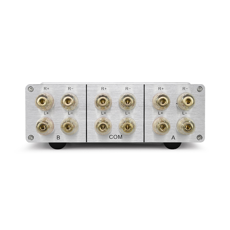 Dynavox AMP-S III høynivåomkobler for forsterker eller høyttaler, sølv