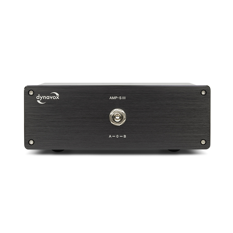 Dynavox AMP-S III høynivåomkobler for forsterker eller høyttaler, svart