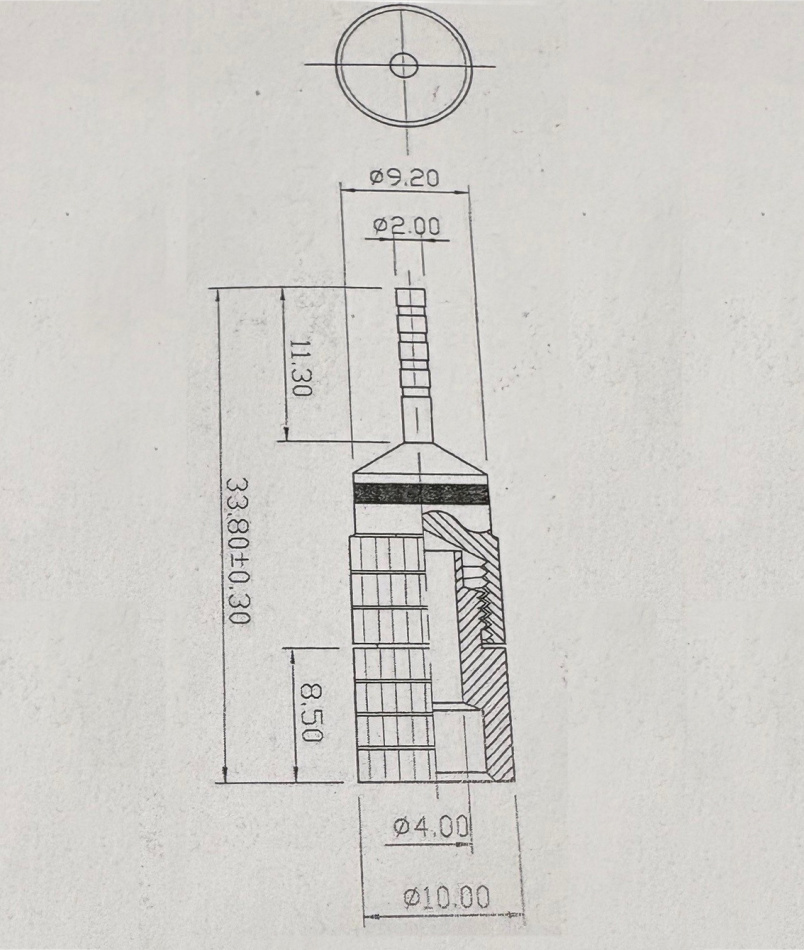 Analogis Speaker Cable Pins, 4-pack kontakter for høyttalerkabel