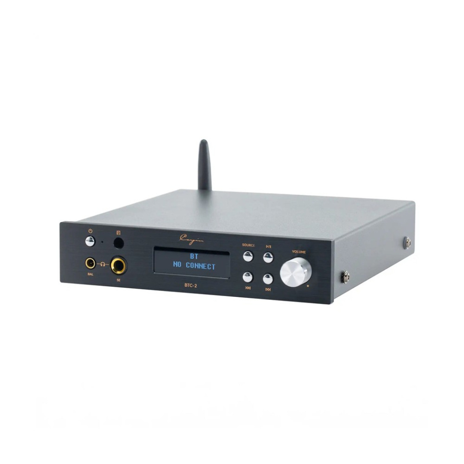 Cayin BTC-2 hodetelefonforsterker med DAC & Bluetooth, svart