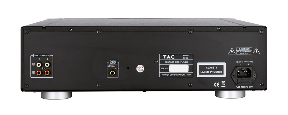 T.A.C C-35 rørbestykket CD-spiller, svart
