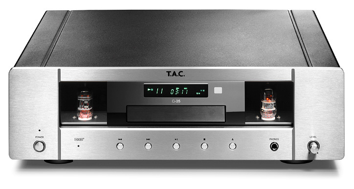T.A.C C-35 rørbestykket CD-spiller, sølv