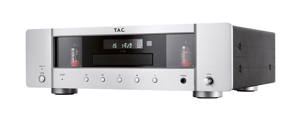 T.A.C C-35 rørbestykket CD-spiller, sølv