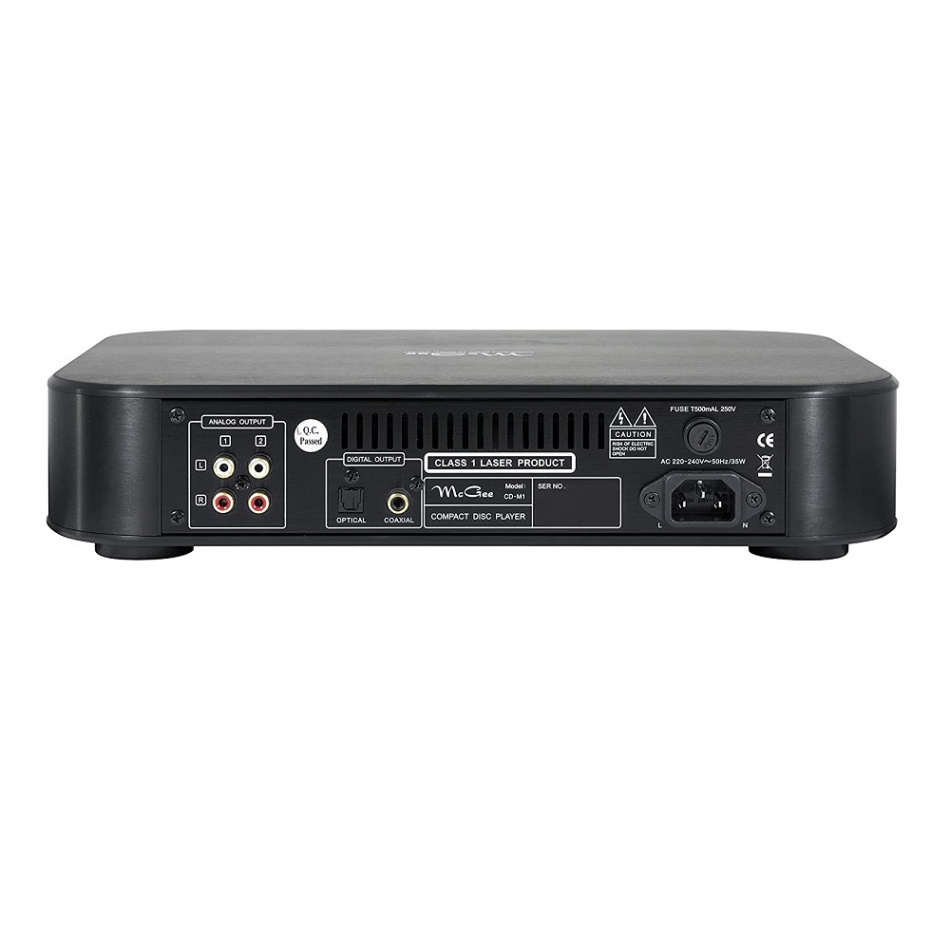 McGee CD-M1 CD-spiller, svart