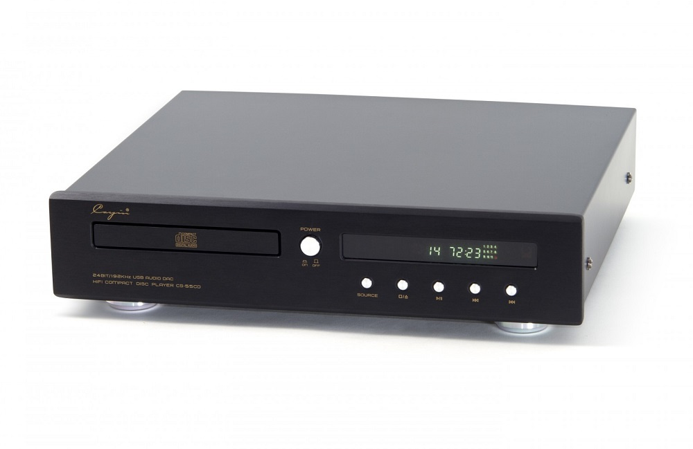 Cayin CS-55CD CD-spiller med USB DAC, svart