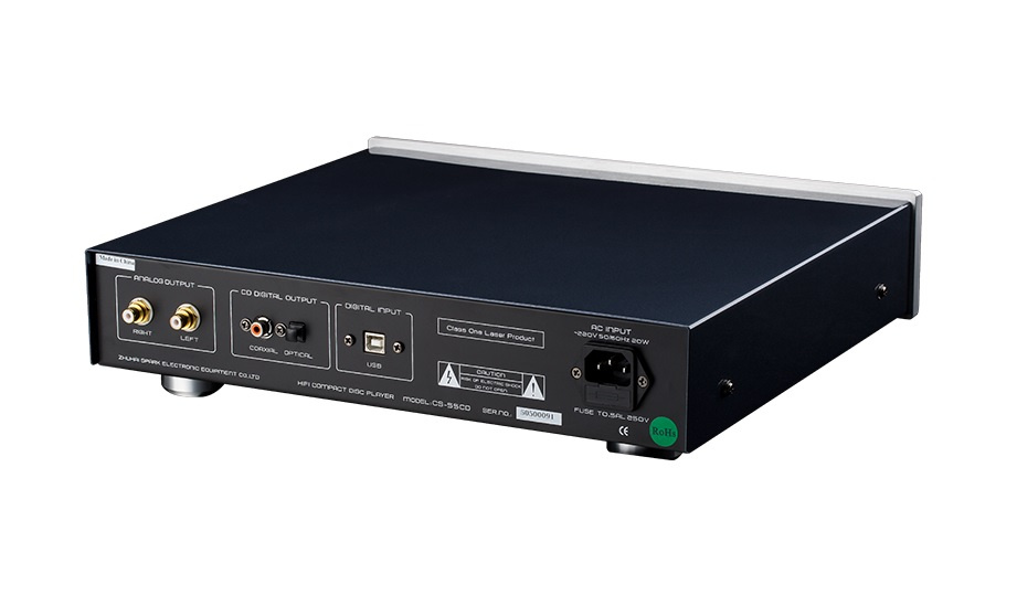 Cayin CS-55CD CD-spiller med USB DAC, sølv