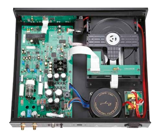 Cayin CS-55CD CD-spiller med USB DAC, sølv