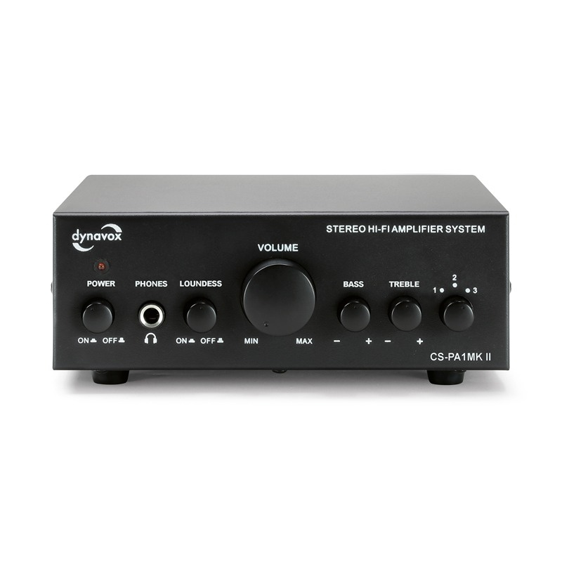 Dynavox CS-PA1 mkII kompakt stereoforsterker, svart