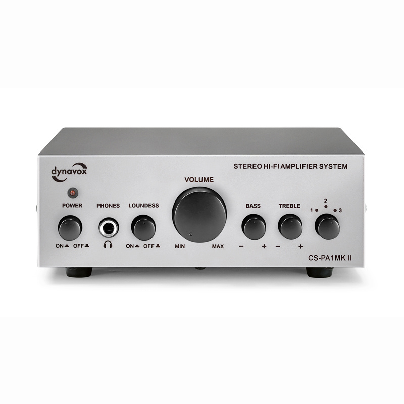Dynavox CS-PA1 mkII kompakt stereoforsterker, sølv