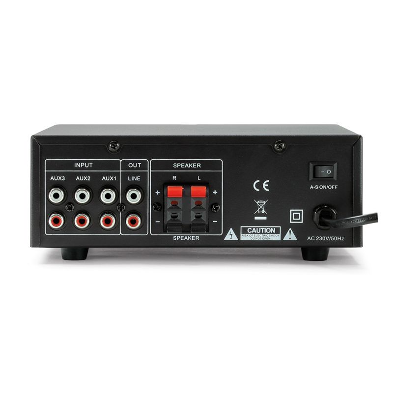 Dynavox CS-PA1 mkII kompakt stereoforsterker, sølv