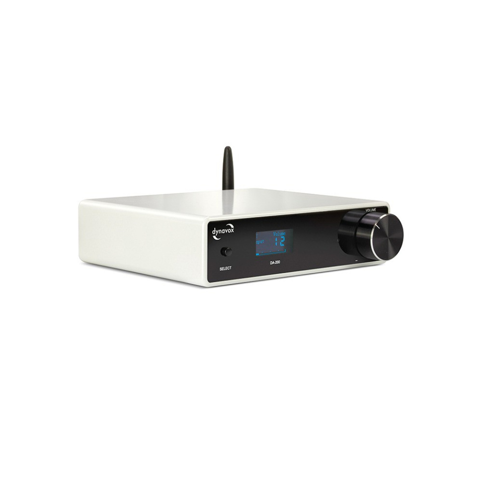 Dynavox DA-200 kompakt forsterker med Bluetooth & DAC, hvit