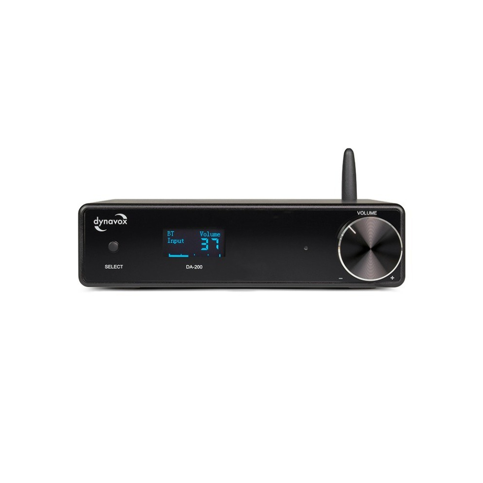 Dynavox DA-200 kompakt forsterker med Bluetooth & DAC, svart