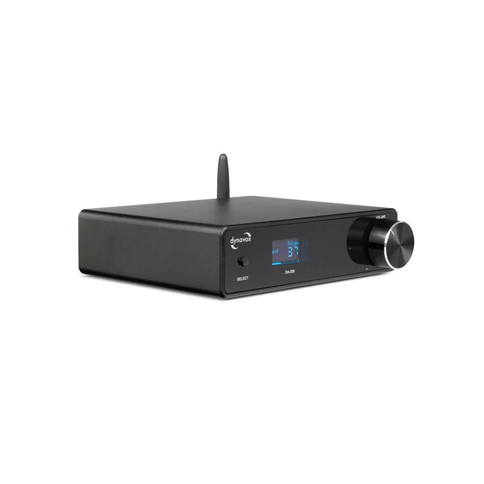 Dynavox DA-200 kompakt forsterker med Bluetooth & DAC, svart