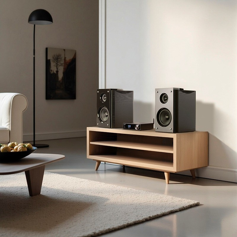 Dynavox DA-200 kompakt forsterker med Bluetooth & DAC, svart