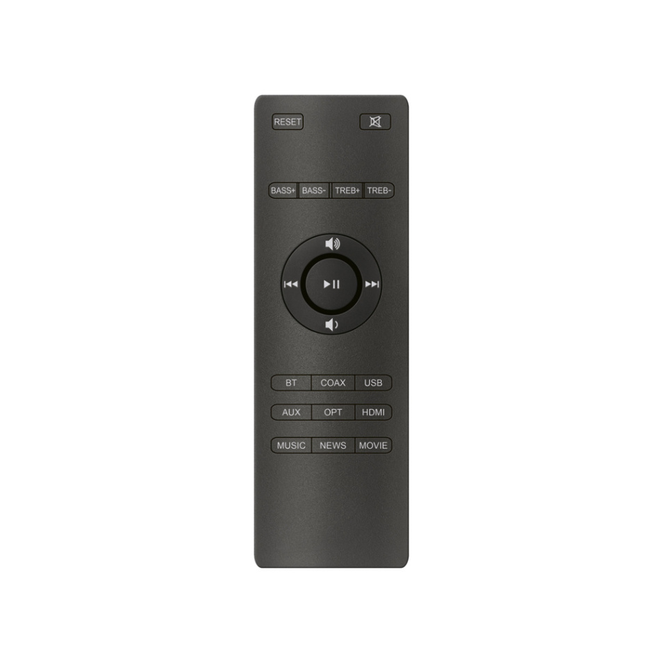 Dynavox DA-300 kompakt forsterker med HDMI ARC & Bluetooth, svart
