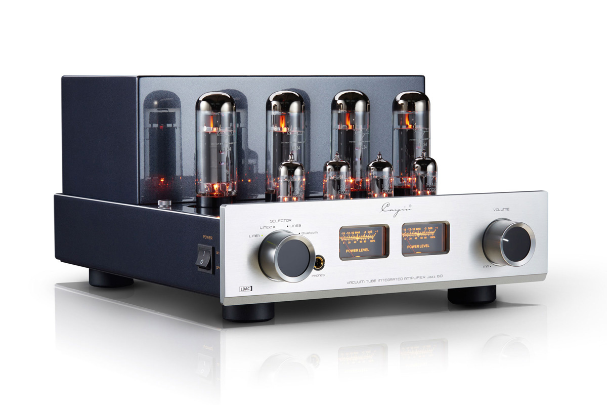 Cayin Jazz 80 rørforsterker med EL34 & Bluetooth, sølv