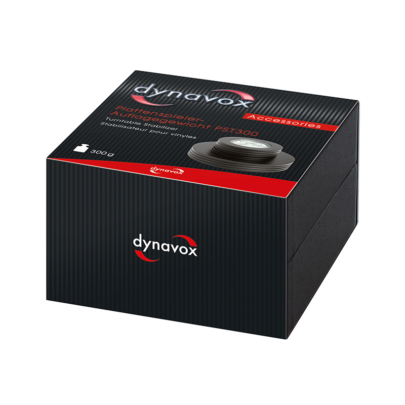 Dynavox PST300 platvekt med vaterøyne, svart