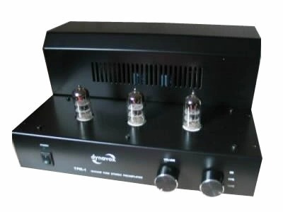 Dynavox TPR-1 kompakt rørbestykket stereoforforsterker, svart