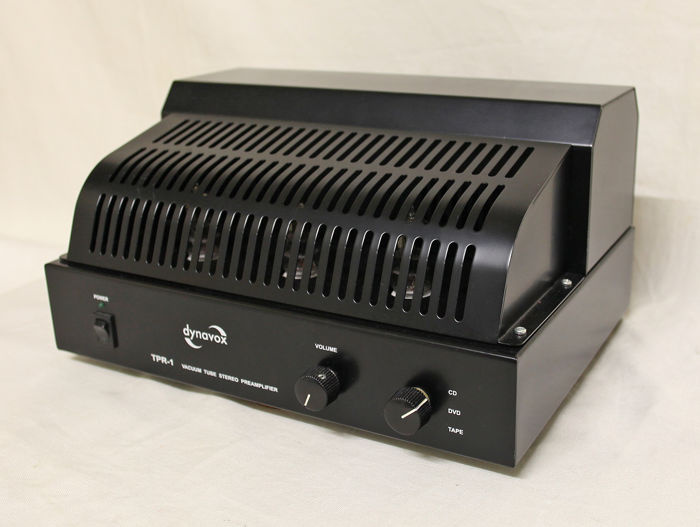 Dynavox TPR-1 kompakt rørbestykket stereoforforsterker, svart