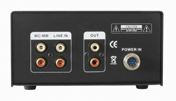 Dynavox TPR-2 rørbestykket RIAA-trinn for platespiller, svart