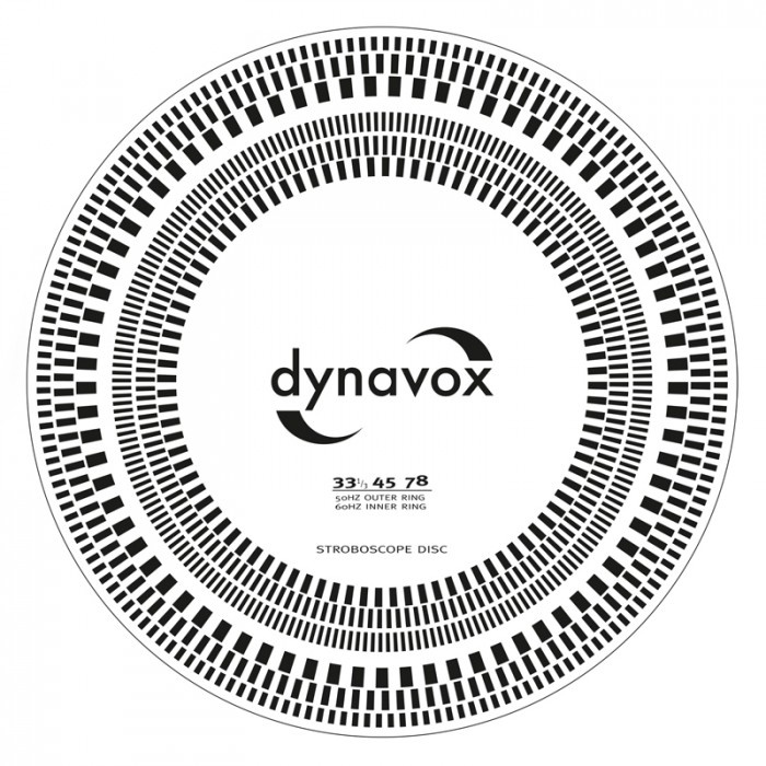 Dynavox TS-1 stroboskopsplate for platespiller