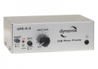 Dynavox UPR 2.0 RIAA-trinn med USB & hodetelefonforsterker for platespiller, sølv Dynavox UPR 2.0 RIAA-trinn med USB & hodetelefonforsterker for platespiller, sølv
