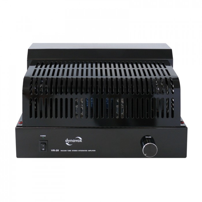 Dynavox VR-20 rørforsterker med 6P6P-effektrør, svart