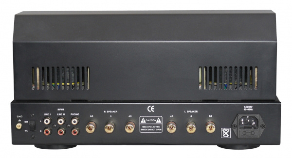 Dynavox VR-70E II Phono, rørforsterker med RIAA, svart