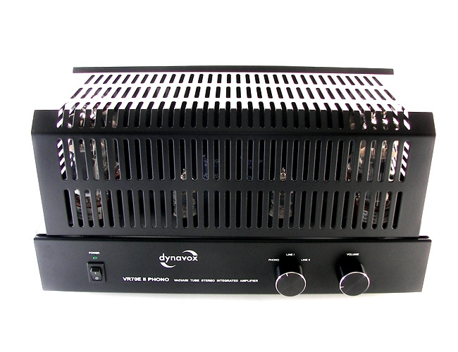 Dynavox VR-70E II Phono, rørforsterker med RIAA, svart