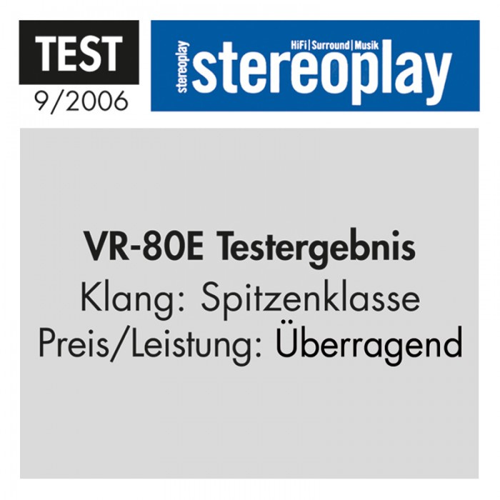 Dynavox VR-80E rørbestykket monoblokk, svart