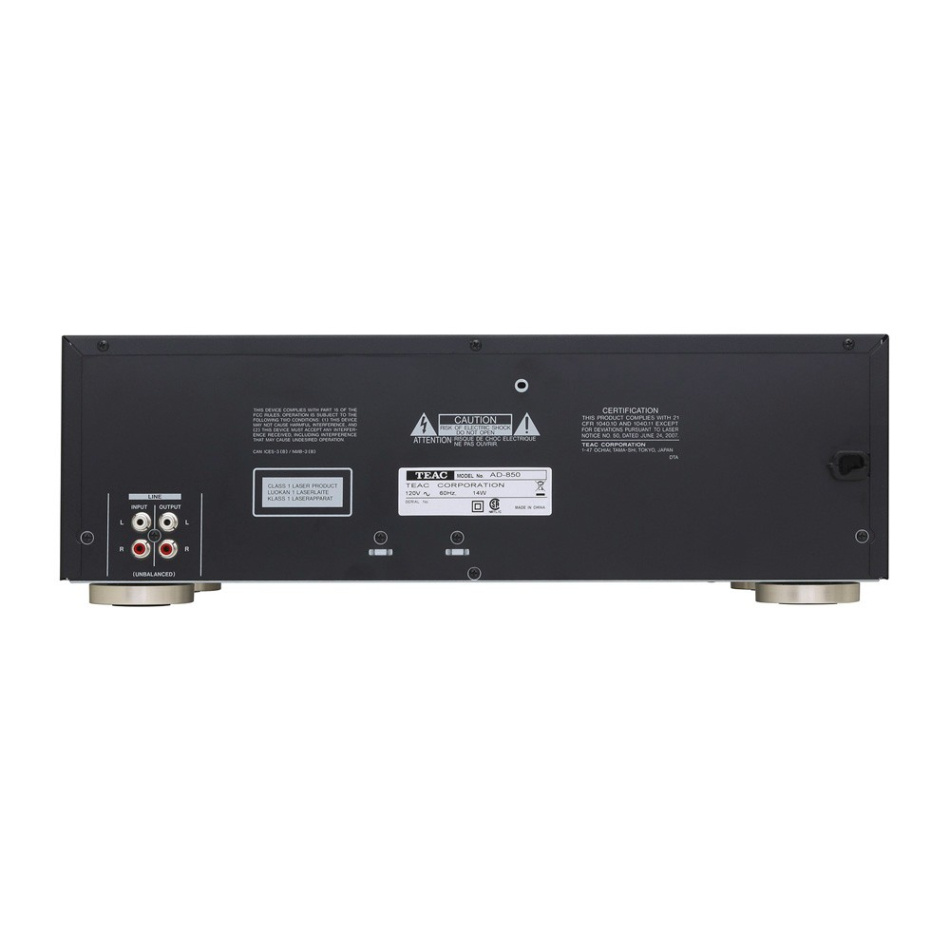 Teac AD-850-SE CD- og kassettspiller, svart