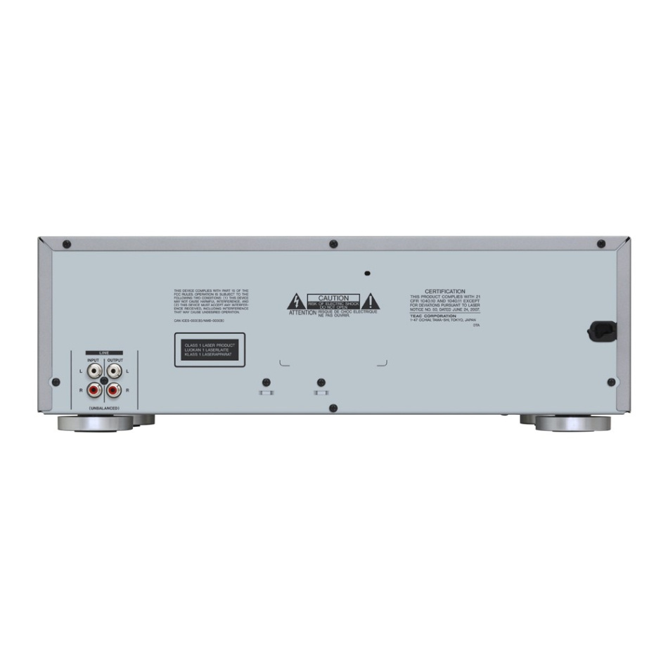 Teac AD-850-SE CD- og kassettspiller, sølv