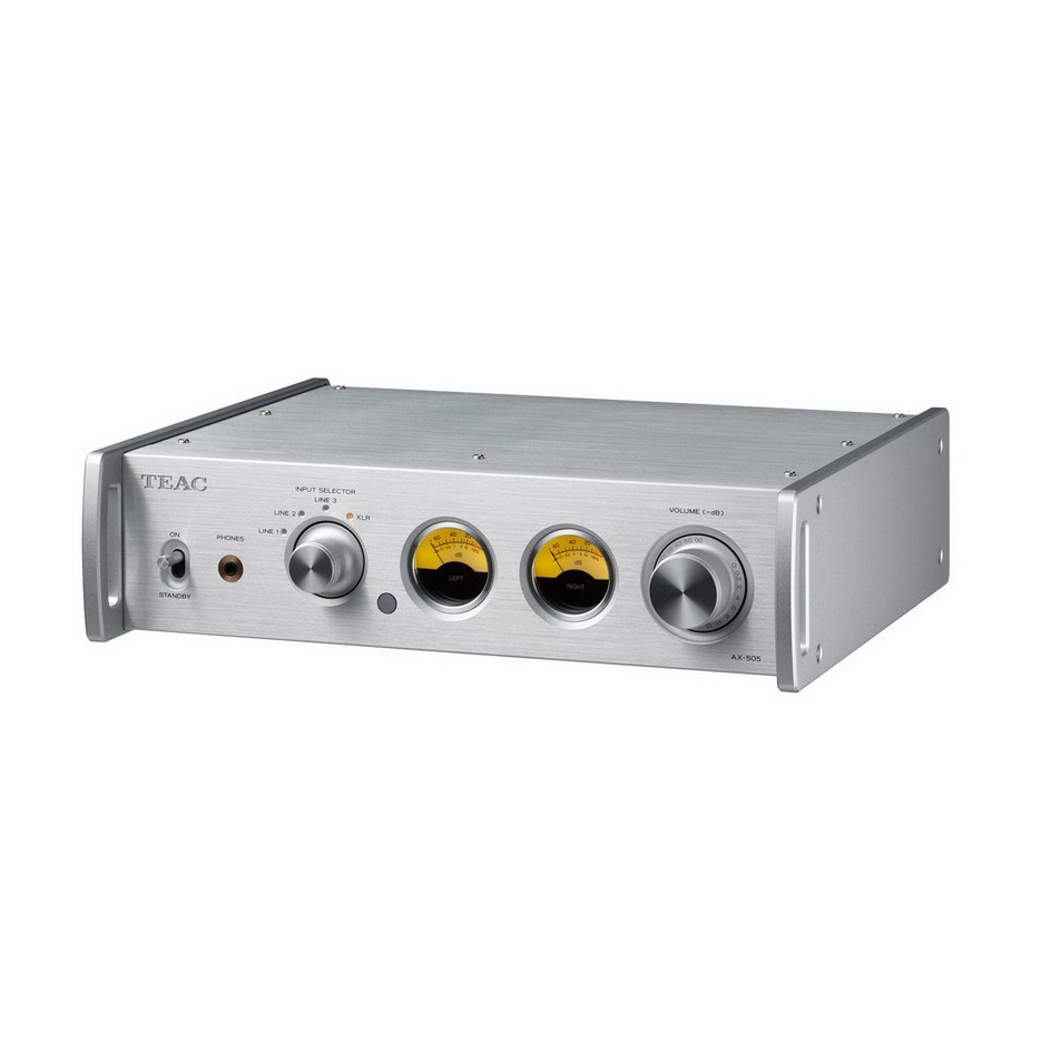 Teac AX-505 stereoforsterker med Hypex-moduler, sølv