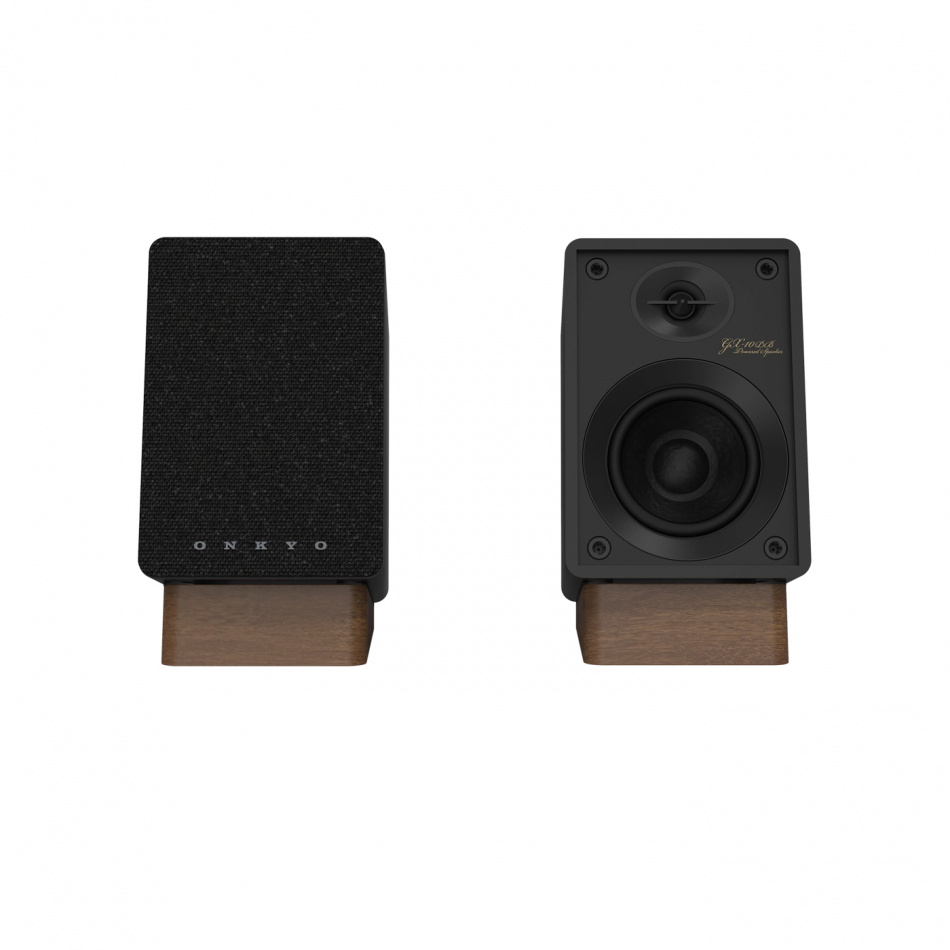 Onkyo GX-10DB aktive stereohøyttalere med Bluetooth, svart par