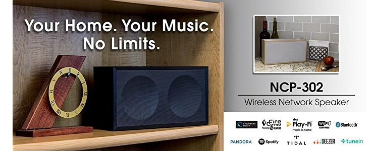 Onkyo NCP-302 WiFi-høyttaler, svart Retureksemplar
