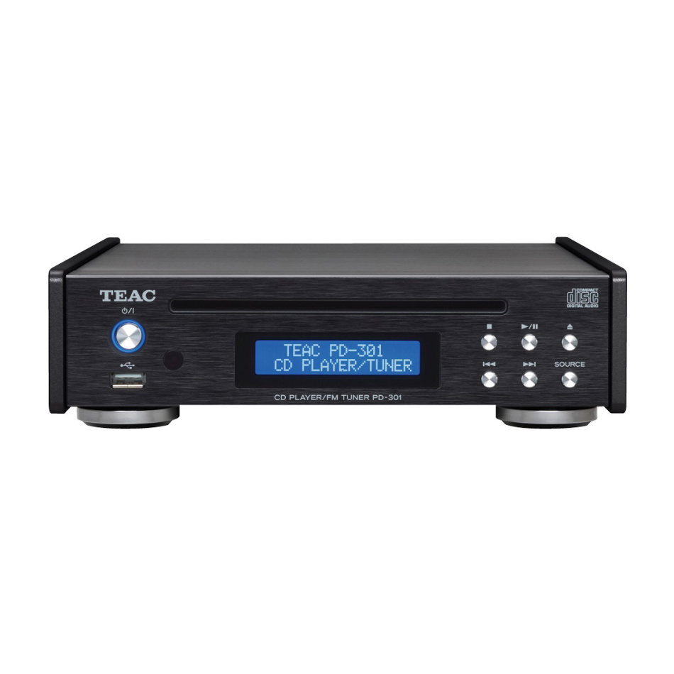 Teac PD-301DAB-X kompakt CD-spiller med radio, svart
